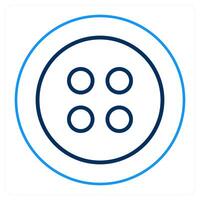 Button and safety icon concept vector