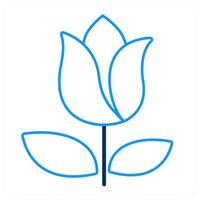 Flower and nature icon concept vector