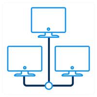 Hosting and files icon concept vector