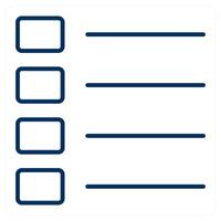 Nav Menu and list icon concept vector