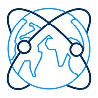Global network and international network icon concept vector
