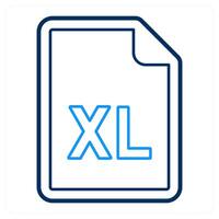 Excel Sheet and file icon concept vector