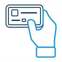 card payment and card icon concept vector