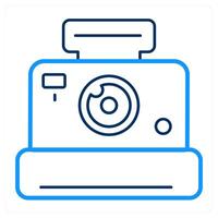camera and picture icon concept vector
