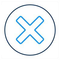 delete and remove icon concept vector
