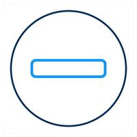 remove and minus icon concept vector