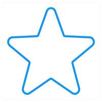 star and like icon concept vector