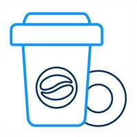 beverage and hot drink icon concept vector