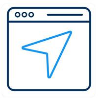 Send and paper icon concept vector