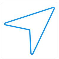 Navigation and map icon concept vector
