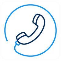 Phone and call icon concept vector