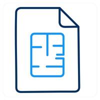 Floor Plan and floor plan icon concept vector