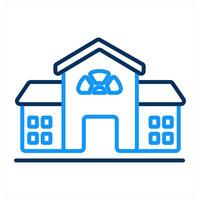 Floor Plan and blueprint icon concept vector