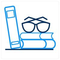 Library and books icon concept vector