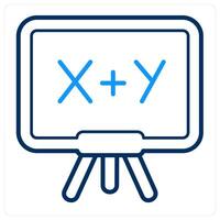 Mathematics and math icon concept vector
