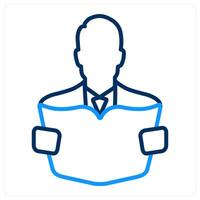 Reading and read book icon concept vector