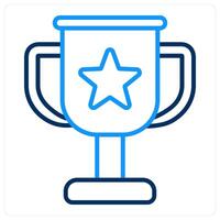 Trophy and school icon concept vector