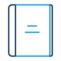 Book and education icon concept vector