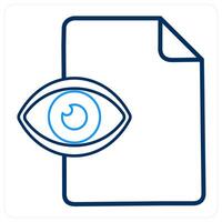 Private File and file icon concept vector