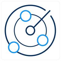 Scan and dashboard icon concept vector