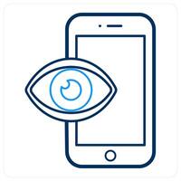Remote Control and phone icon concept vector