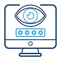 Password and safety icon concept vector