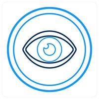 Eye and see icon concept vector