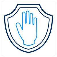 Shield and protection icon concept vector