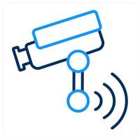 Camera Security And Protection Icon Concept vector