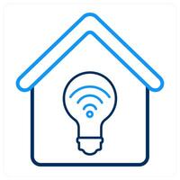 Innovative House And Creativity Icon Concept vector