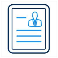 user details and access icon concept vector
