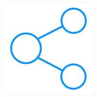 share and connection icon concept vector
