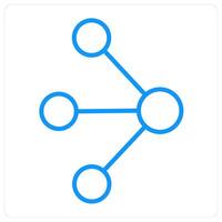 share and connection icon concept vector