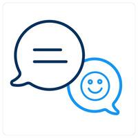 smiley feedback and ratings icon concept vector