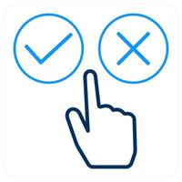 Survey and feedback icon concept vector