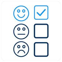Feedback Survey and feedback icon concept vector