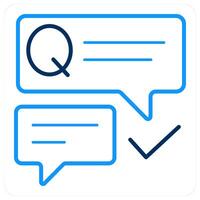 Questionnaire and web survey icon concept vector