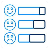 Customer Feedback and user icon concept vector