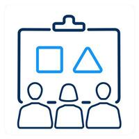 Planning and plan icon concept vector