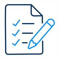 To Do List and tick icon concept vector