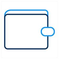 Wallet and buy icon concept vector