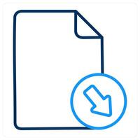 Download Document and file icon concept vector