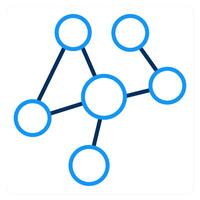 Interaction and user interaction icon concept vector