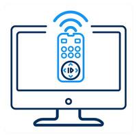 Control Devices and battery icon concept vector