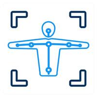 Motion Capture and movement icon concept vector