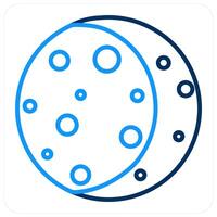 Solar Eclipse and quarter icon concept vector