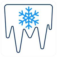 Cold Ice and snowball icon concept vector