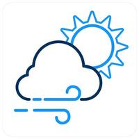 Wind and air icon concept vector