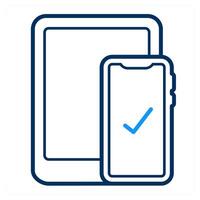 Responsive and smart icon concept vector