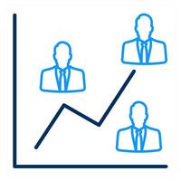 Organization Structure and team icon concept vector